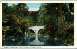 Bridges Postcard Rex Avenue Bridge Fairmount Park Philadelphia PA Posted  - £8.84 GBP