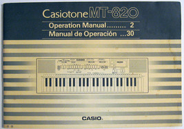Casio MT-820 ROM Keyboard Original Owner&#39;s Operating Manual MT800, Complete - €12,80 EUR