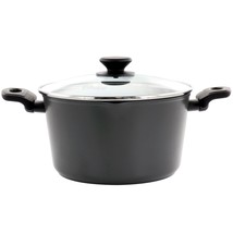 Oster Kingsway 5.5 Quart Aluminum Nonstick Dutch Oven in Black With Lid - $84.49