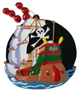Pirate Ship Jolly Roger Skull Crossbones Gasparilla Mardi Gras Beads - $5.49