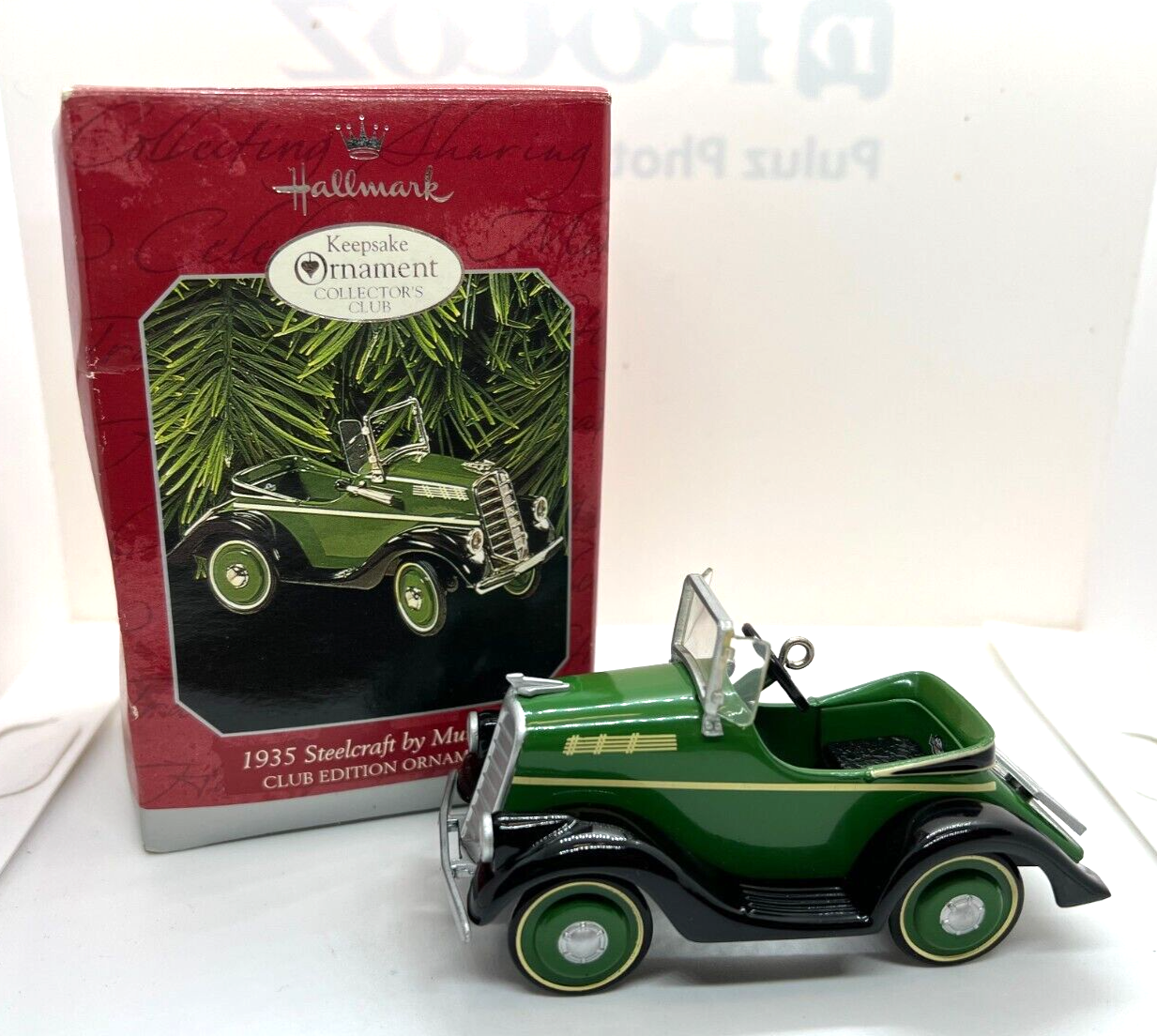 Hallmark Keepsake Ornament 1935 Steelcraft by Murray Club Edition Orname... - $9.99