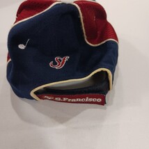 Seasonal Headwear SF San Francisco 49ers Back Fitted Red/Black Baseball Cap Hat image 9