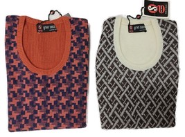 Vest Man Vintage Fantasy Preppy Wool Blend Various Colours Measures FROM S TO M - £33.16 GBP+