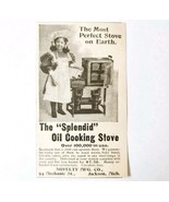 Splendid Oil Cooking Stove 1897 Advertisement Victorian Appliance ADBN1A7 - $366.69 MXN