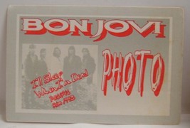 JON BON JOVI / RICHIE SAMBORA - OLD BON JOVI TOUR CONCERT CLOTH BACKSTAG... - $10.00