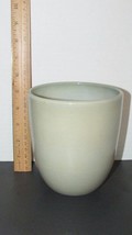 Textured ceramic pottery vase Made Germany 5.5&quot; tall 5&quot; opening - £12.50 GBP
