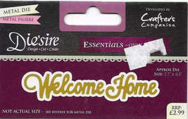 Crafter&#39;s Companion. Die&#39;Sire. Welcome Home Die. - $4.05 CAD