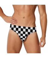 Mondxflaur Grid Swim Briefs Sexy Swimming Trunks Quick Dry Soft Athletic - $374.21 MXN