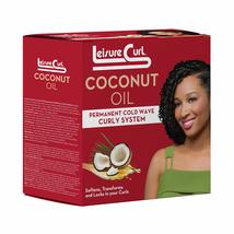 Leisure Curl Coconut Oil Cold Wave Curly System 1 Application | Softens,... - $34.64