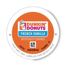 Dunkin Donuts K-Cup Pods, French Vanilla, 22/Box - $32.80