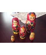 Russian nesting dolls, 5 pieces, principal doll  is 7&quot; original - €32,92 EUR