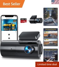 Full HD Dash Cam Package - 4K Front Camera, Rear Cam, &amp; Smart Monitoring... - $83.99
