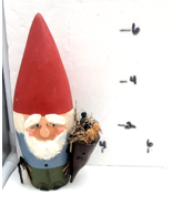 Handcrafted Christmas Santa Gnome with bottles Figure Classic Designs As... - $22.00
