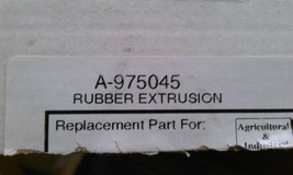 A&amp;I 975045 RUBBER EXTRUSION, 5&quot; OD X 4-1/2&quot; ID - $20.95