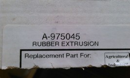 A&amp;I 975045 RUBBER EXTRUSION, 5&quot; OD X 4-1/2&quot; ID - $20.95