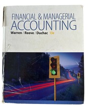 Financial and Managerial Accounting by James M. Reeve, Carl S. Warren and... - £15.54 GBP