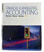 Financial and Managerial Accounting by James M. Reeve, Carl S. Warren an... - $19.79