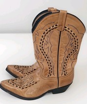 Laredo Laramie Bucklace Western Boots Men Size 11.5 Brown Snip Toe Shoes... - $1,280.29 MXN