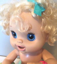 Baby Alive Doll Blonde Hair Interactive Talking Eats Talks Pee Poop 2010 - £47.27 GBP