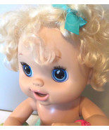 Baby Alive Doll Blonde Hair Interactive Talking Eats Talks Pee Poop 2010 - $59.00