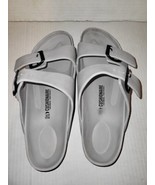 Cushionaire Arizona Essentials Slide Sandal Women&#39;s Grey Sz 10  - $38.45 CAD