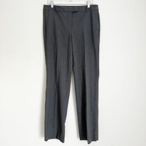 NWT Talbots Women Pants Gray Straight Leg Casual Business Easy Travel Stretch 8 - £15.97 GBP