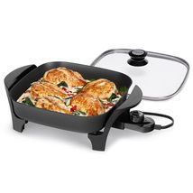 Presto 06626 11 inch Electric Skillet w/glass lid - £54.15 GBP