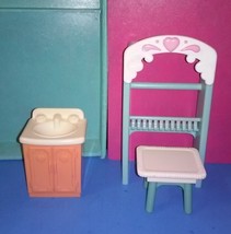 Fisher Price Dream Doll House  Powder room sink Table 1990s - £15.71 GBP