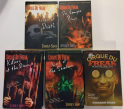 Lot of 5 Cirque Du Freak Series Books by Darren Shan  books #5 #6 #9 #11 #12 - £11.16 GBP