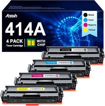 HP 414A 414X Toner Set 4 W2020A W2020X HP Color Laserjet Pro MFP M479fdw... - £153.18 GBP