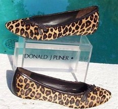 Donald Pliner Couture Hair Calf Leather Flat Shoe New Skimmer Signature ... - $132.00