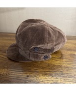August Hat Company Women Newsboy Cap Hats Brown Velvet One Size - $342.71 MXN