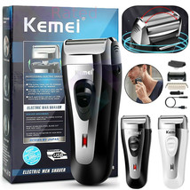 Men&#39;s Electric Shaver Trimmer Razor USB Rechargeable Hair Beard Shaving ... - £15.69 GBP