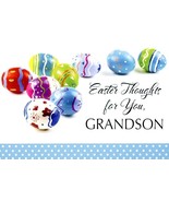 Easter Thoughts For You, Grandson - Easter Greeting Card - 22737 - $54.54 MXN