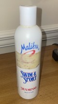 Malibu C Swim &amp; Sport Shampoo Vintage 8 Oz Bottle - $302.09 MXN