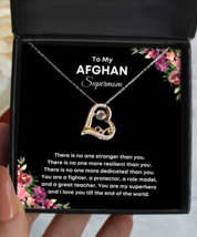 Afghan Mom Necklace Gifts - To My Supermom - Love Pendant Jewelry Mother&#39;s Day  - £39.27 GBP