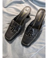 Liz Claiborne Shoes Ladies 7.5 Brown Rebecca  Slip On Heels with Tassels - $15.34