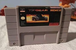 Authentic Top Gear - Super Nintendo, SNES, Cart Only Racing Video Game - £9.34 GBP