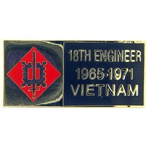 U.S. Army 11th Engineering Brigade Vietnam Pin 1 1/8&quot; - £7.89 GBP