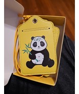 Coideal Yellow Panda Luggage Tag New Condition Size 4&quot; X 3&quot; Lot Of 5 Set... - $19.77