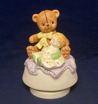 Vintage Lego Japan music box teddy bear and baby Talk to the Animals song - £7.99 GBP