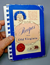 Recipes From Old Virginia Spiral Bound Cookbook from the kitchen of Old Dominion - £15.86 GBP