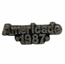 1987 Americade Motorcycle Bike Rally Biker Enamel Lapel Hat Pin Pinback - £6.25 GBP