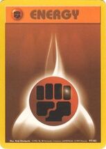Fighting Energy 097/102 Base Set Pokemon Moderately Played Unlimited Common - $0.99
