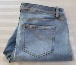 Lane Bryant Stretch Faded Blue Jeans Misses Size 18 Metallic wash - £15.50 GBP