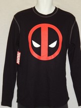 Deadpool T-Shirt Black Mens Size Medium Longsleeve Marvel Comic Book X F... - $18.27