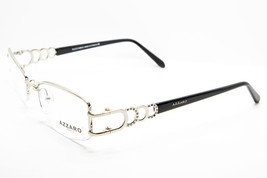 AZZARO Silver Semi-Rimless Eyeglasses 3769 C5 52mm French Design - £58.67 GBP