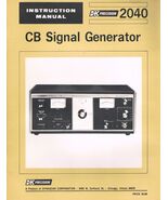 B&amp;K Precision 2040 Signal Generator CB Owners Instruction Manual COPY Ob... - €12,87 EUR