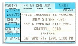 Grateful Dead Konzert Ticket Stumpf April 27 Las Vegas Nevada - $49.48