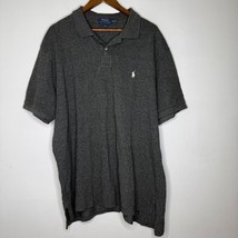 Polo Ralph Lauren XXL Classic Fit Gray Polo Shirt Preppy Casual Essential - $30.00